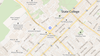 Map for The University Club - State College, PA