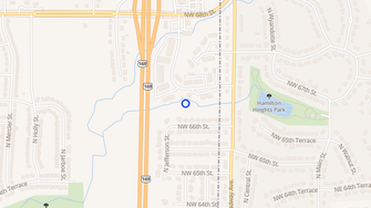 Map for Tanglewood Apartments - Kansas City, MO