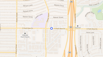 Map for South Park Apartments - Arlington, TX