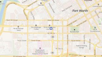 Map for Firestone West 7th  - Fort Worth, TX