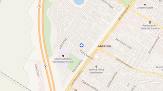 Map for Marina Del Sol Apartments - Marina, CA