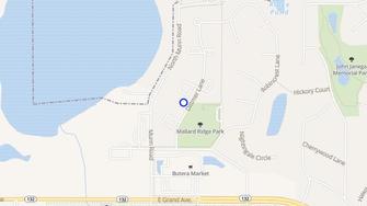 Map for Mallard Ridge Apartments - Lindenhurst, IL