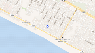 Map for Sandman Beach Motel Apartments - Panama City, FL