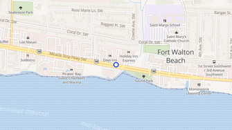 Map for Ebbtide Apartments - Fort Walton Beach, FL