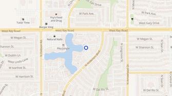 Map for The Shores at Andersen Springs - Chandler, AZ