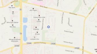 Map for Sagemore Apartments - Marlton, NJ