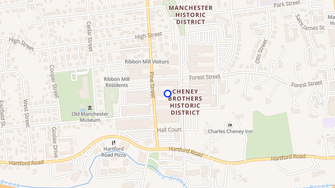 Map for Clocktower and Velvet Mill - Manchester, CT