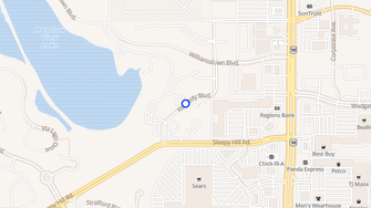 Map for Sunset Lakes Apartments - Lakeland, FL