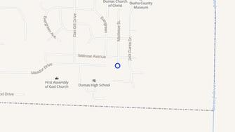 Map for Glen Cove Apartments - Dumas, AR