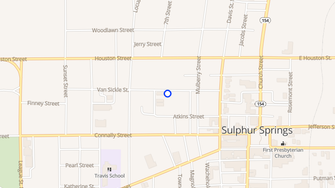 Map for Easy Street Apartments - Sulphur Springs, TX