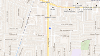 Map for North Garey Village - Pomona, CA