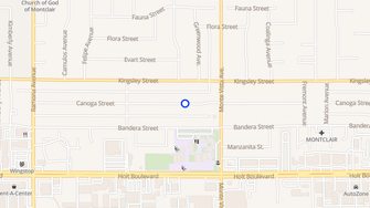 Map for Patio Apartments - Montclair, CA