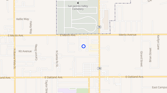 Map for Hemet Estates Apartments - Hemet, CA
