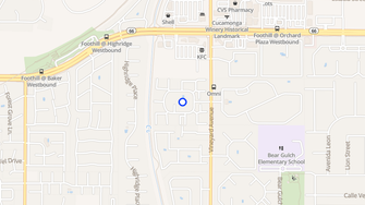 Map for Terraza Del Sol Apartment Homes - Rancho Cucamonga, CA