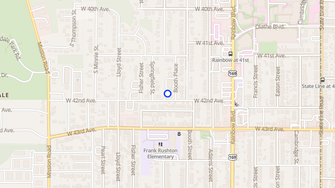 Map for University Plaza Apartments - Kansas City, KS