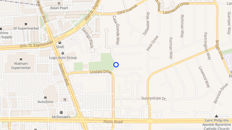 Map for Continental Terrace Apartments - Sacramento, CA