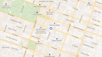 Map for Golden Lantern Apartments - Sacramento, CA
