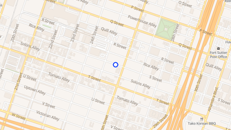 Map for Clarendon Apartments - Sacramento, CA