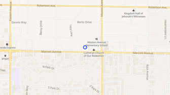 Map for Marconi Oaks Apartments - Sacramento, CA