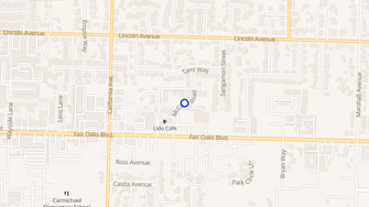 Map for Heritage Oaks Apartments - Carmichael, CA