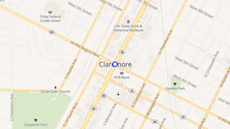 Map for Deer Run Apartments - Claremore, OK