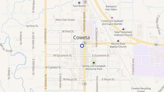 Map for Coweta Apartments - Coweta, OK