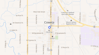 Map for Coweta Apartments - Coweta, OK