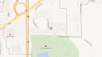 Map for Hidden Hills Apartment - Bloomington, IN
