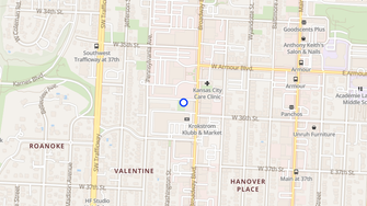 Map for Knickerbocker Apartments - Kansas City, MO