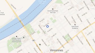 Map for Alice Manor Apartments - Vincennes, IN