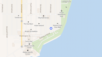 Map for Bayview Apartments - Seward, AK