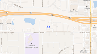 Map for Greenbrook Townhomes - Wichita, KS
