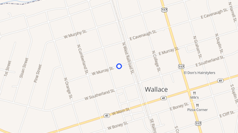 Map for Wallace Senior Village - Wallace, NC