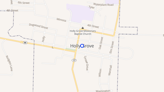 Map for Cottonwood Apartments - Holly Grove, AR