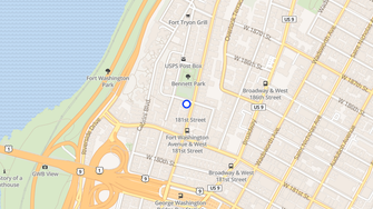 Map for 499 Fort Washington Avenue - New York, NY
