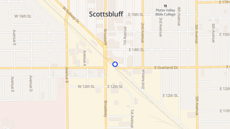 Map for Eastwood Apartments - Scottsbluff, NE
