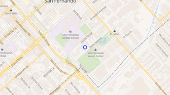Map for San Fernando Community Housing - San Fernando, CA