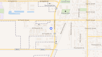 Map for Kiva Apartments - Alamosa, CO