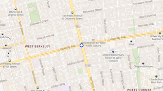 Map for The Overture - Berkeley, CA