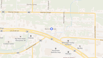 Map for Bancroft Apartments - Marquette, MI