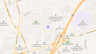 Map for Preston Place Apartments - Bossier City, LA