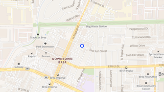 Map for Brea Apartment - Brea, CA