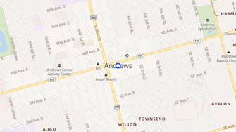 Map for morya complex - Andrews, TX