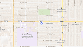 Map for 1680 Randolph Avenue Apartments - Saint Paul, MN
