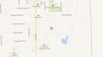Map for Apple Valley Apartments - Romeo, MI
