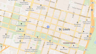 Map for Mark Twain Hotel - Saint Louis, MO