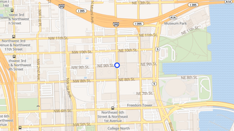 Map for Paramount Miami Worldcenter - Miami, FL