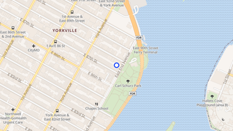 Map for 170 East End Avenue - New York, NY