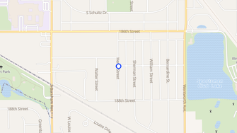 Map for Salem Cross Apatments - Lansing, IL