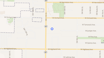 Map for Buttercreek Apartments - Hermiston, OR